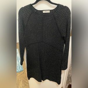 Zara Black Knit Dress - Size Small